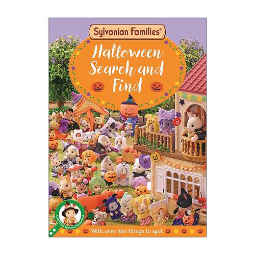 英文原版 Sylvanian Families Halloween Search and Find 森贝儿家族 万圣节寻宝游戏 儿童益智游戏活动书 进口英语原版书籍