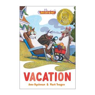 老鼠和猫系列卷2 假期 苏斯博士奖 英文原版 进口英语原版 蝙蝠 英文版 书籍 Vacation