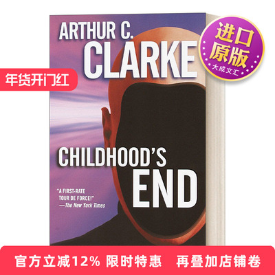 英文原版 Childhood's End 童年的终结 Arthur C Clarke阿瑟 克拉克 科幻名著 英文版 进口英语原版书籍