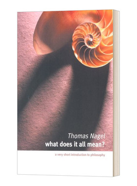 英文原版 What Does It All Mean? 这一切意味着什么 哲学的简述 托马斯·内格尔的极简哲学课 进口英语原版书籍