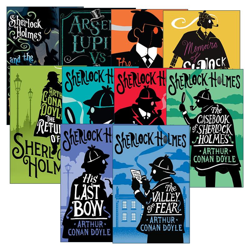 英文原版 Sherlock Holmes 福尔摩斯探案 Alma经典文学系列10册 恐怖谷 福尔摩斯案件簿 柯南道尔 英文版 进口英语原版书籍