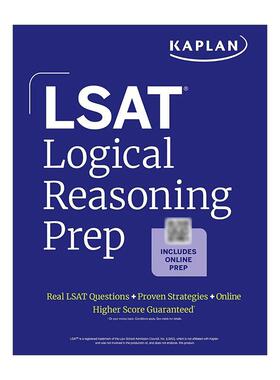 英文原版 Logical Reasoning Prep 2025 卡普兰 LSAT逻辑推理 英文版 进口英语原版书籍