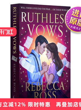 英文原版 Ruthless Vows 残酷誓约 魔法信件2 丽贝卡·罗斯战时奇幻爱情小说 魔法之河系列作者 英文版 进口英语原版书籍