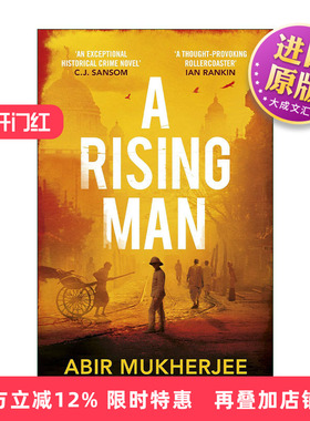英文原版 A Rising Man 加尔各答谋杀案 Abir Mukherjee畅销小说 前苏格兰场警探印度探案系列1 英文版 进口英语原版书籍