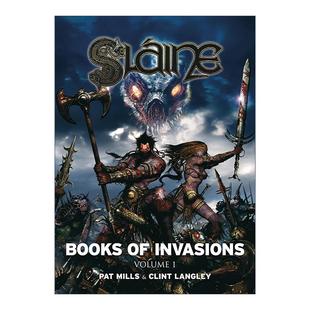 书籍 进口英语原版 有角之神 Slaine Books 摩洛克与戈拉姆 Volume Invasions 英文版 英文原版 漫画卷一 斯林