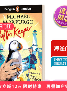 英文原版 Penguin Readers Level 2 The Puffin Keeper ELT Graded Reader 企鹅分级阅读2 海雀门将 英文版 进口英语原版书籍
