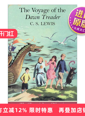 英文原版 The Voyage Of The Dawn Treader 纳尼亚传奇5 黎明踏浪号 经典封面 英文版 进口英语原版书籍