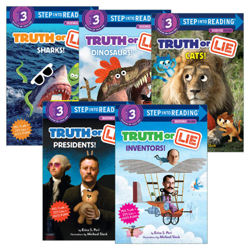 英文原版 Step into Reading 3 Truth or Lie 真真假假系列5册 儿童科普读物 兰登书屋分级阅读 故事图画书 英文版 进口英语书籍