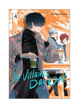 英文原版 Mr.Villain's Day Off 04 休假日的坏人先生4 同名动漫治愈喜剧漫画 森川侑 英文版 进口英语原版书籍