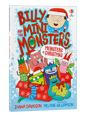 英文原版小说 比利和迷你怪兽们Billy and the Mini Monsters：Monsters At Christmas圣诞节的怪兽 儿童英语课外阅读小说故事书