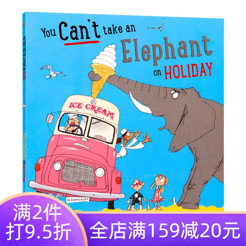 英文原版you cant take an elephant on holiday 你不能带大象去度假