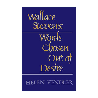英文原版 Wallace Stevens 华莱士·史蒂文斯的诗歌风格 海伦·文德勒 美国文学评论界的领军人物 英文版 进口英语原版书籍