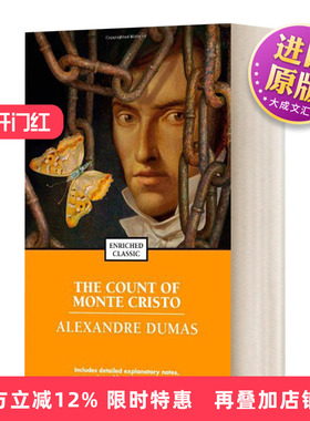 英文原版小说 The Count of Monte Cristo 基督山伯爵  Enriched Classics系列 英文版 进口英语原版书籍