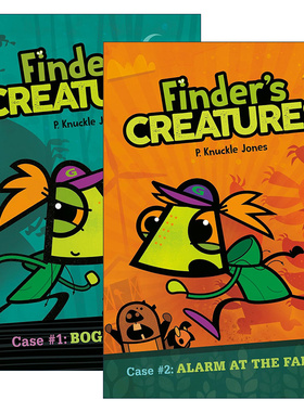 英文原版 Finders Creatures 发现者生物系列1-2册 儿童侦探推理漫画 P. Knuckle Jones 英文版 进口英语原版书籍