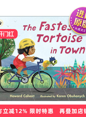英文原版 The Fastest Tortoise in Town 不一样的龟兔赛跑 镇上跑得极快的乌龟 儿童品格培养绘本 英文版 进口英语原版书籍