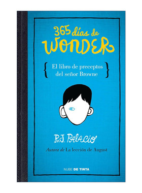 原版书 365 dias de Wonder El libro de preceptos del senor Brown 365 Days of Wonder 365天奇迹 箴言书 西班牙语版进口