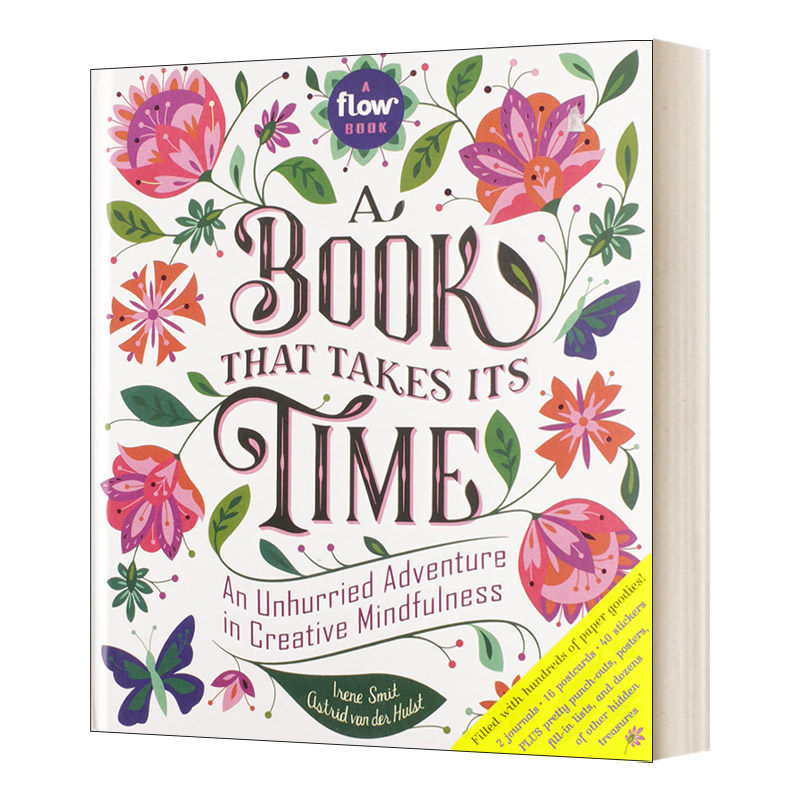 英文原版 Book That Takes Its Time Flow杂志 慢生活 创意正念手帐纸作 精装 英文版 进口英语原版书籍