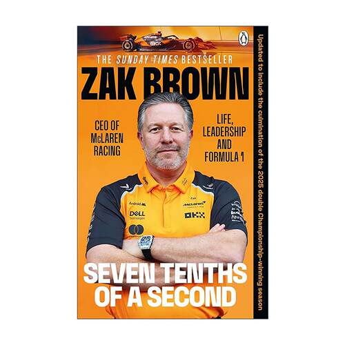 英文原版 Seven Tenths Of A Second 十分之七秒 迈凯伦车队首席执行官扎克·布朗 F1幕后的世界 英文版 进口英语原版书籍