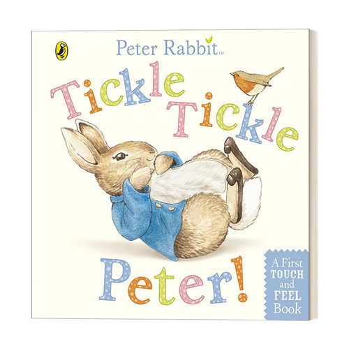 英文原版 Peter Rabbit Tickle Tickle Peter! 摸摸彼得兔 儿童触摸纸板书 英文版 进口英语原版书籍