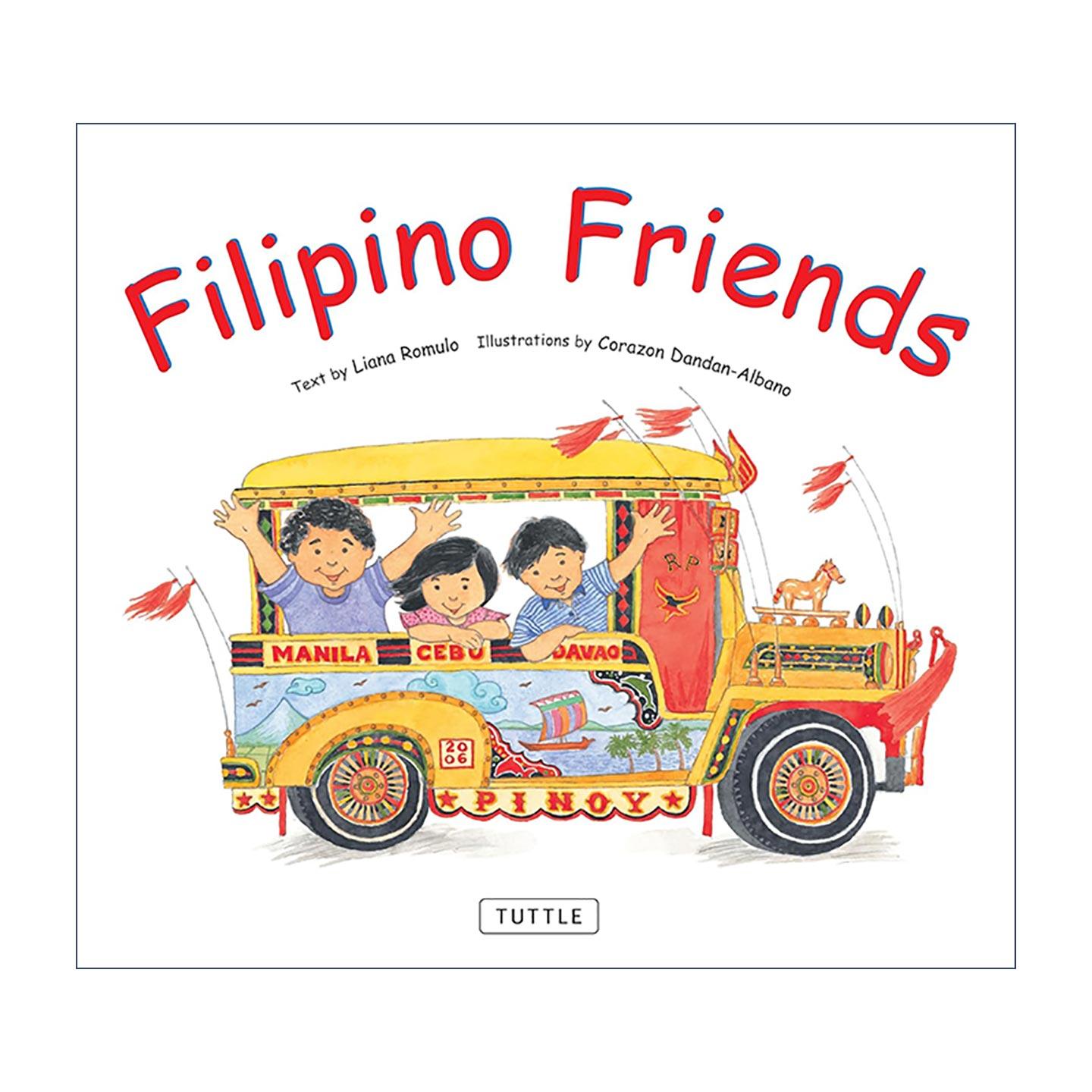 英文原版 Filipino Friends 菲律宾的朋友们 儿童文化习俗传统科普百科 旅游 精装绘本 Tuttle 英文版 进口英语原版书籍