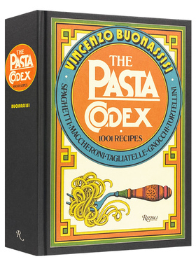 英文原版 The Pasta Codex 1001 Recipes 意大利面食法典 1001种食谱 精装 英文版 进口英语原版书籍