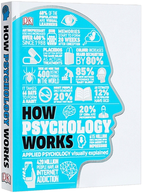 精装 How Psychology Works 英文原版书 心理学如何运作 DK心理学百科 科普百科图解 英文版进口原版英语书籍