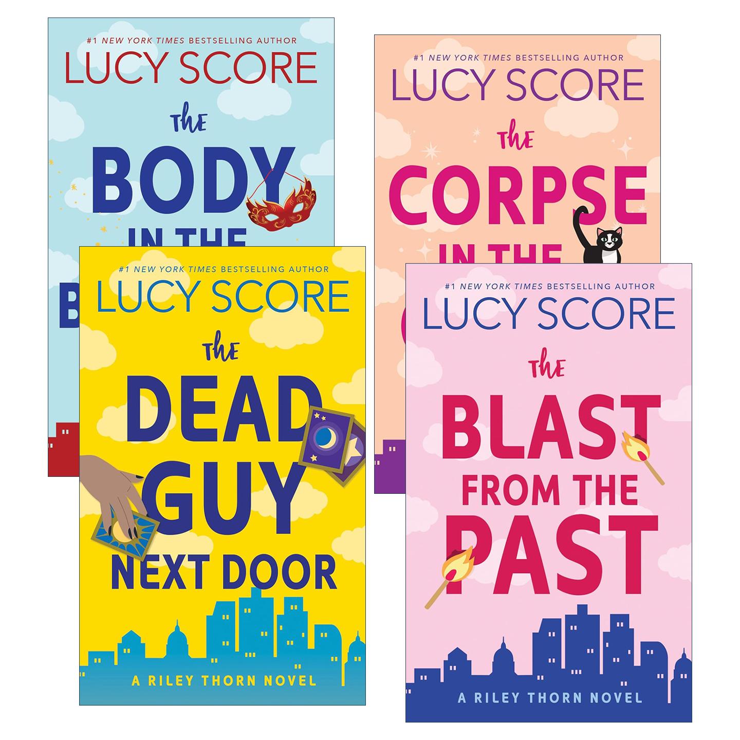 英文原版 Riley Thorn 莱利·索恩系列4册 推理喜剧 Things We Never Got Over作者Lucy Score 英文版 进口英语原版书籍