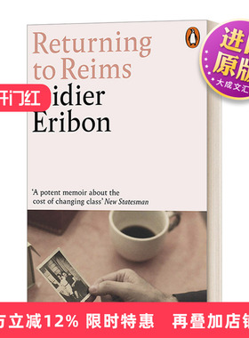 英文原版 Returning to Reims 回归故里 迪迪埃·埃里蓬 英文版 进口英语原版书籍