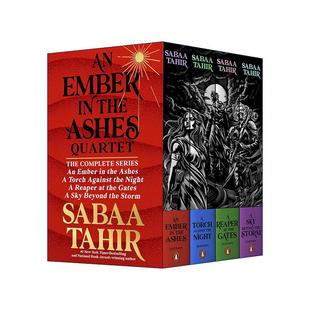 英文原版 Paperback 4册盒装 Box Set the Complete 萨巴·塔希尔 英文版 Ashes Series books灰烬余火系列全集 套装 Ember