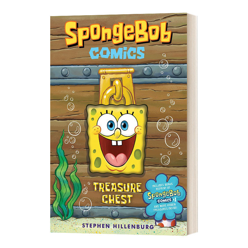 英文原版 Spongebob Comics Treasure Chest 海绵宝宝 宝藏箱 精装 英文版 进口英语原版书籍