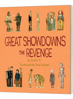 英文原版 Great Showdowns The Revenge Scott Campbell的异想电影插画 复仇 英文版 进口英语原版书籍