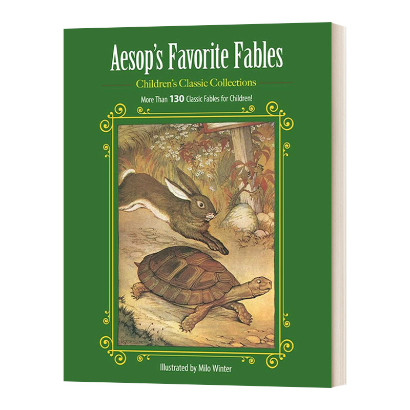 英文原版 Aesop's Favorite Fables 伊索寓言 精装 英文版 进口英语原版书籍