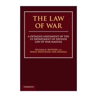 美国国防部战争法手册评析 书籍 Law 进口英语原版 英文版 威廉?布思比 战争法 War The 英文原版
