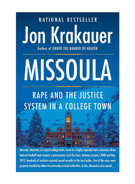 英文原版 Missoula 米苏拉 大学城的司法系统 荒野生存作者Jon Krakauer 英文版 进口英语原版书籍