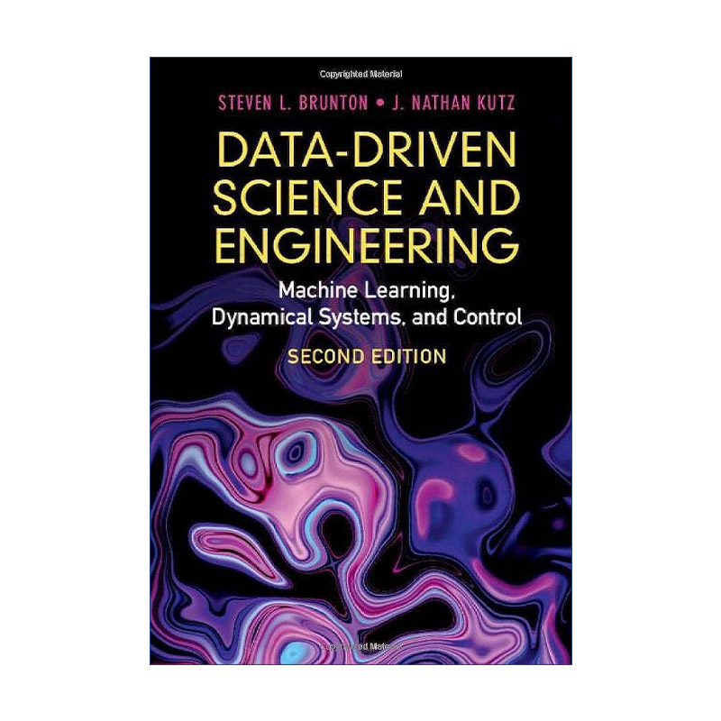 英文原版 Data-Driven Science and Engineering 数据驱动的科学与工程 机器学习 动态系统和控制 精装 英文版 进口英语原版书籍