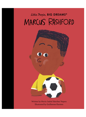 英文原版 Little People Big Dreams Marcus Rashford 小人物大梦想纸板书 拉什福德 足球运动员 精装 英文版 进口英语原版书籍