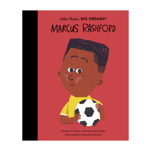 英文原版 Little People Big Dreams Marcus Rashford 小人物大梦想纸板书 拉什福德 足球运动员 精装 英文版 进口英语原版书籍