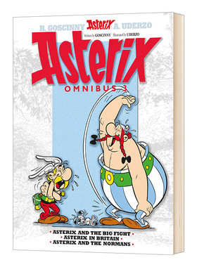 英文原版 Asterix Asterix Omnibus 3 高卢英雄历险记7-9 合订本 卷三 儿童漫画书 英文版 进口英语原版书籍
