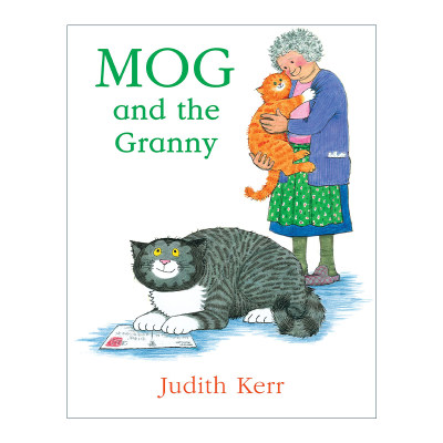 英文原版 Mog And The Granny 小猫莫格和奶奶 朱迪丝·克尔经典绘本 彩色插画 英文版 进口英语原版书籍