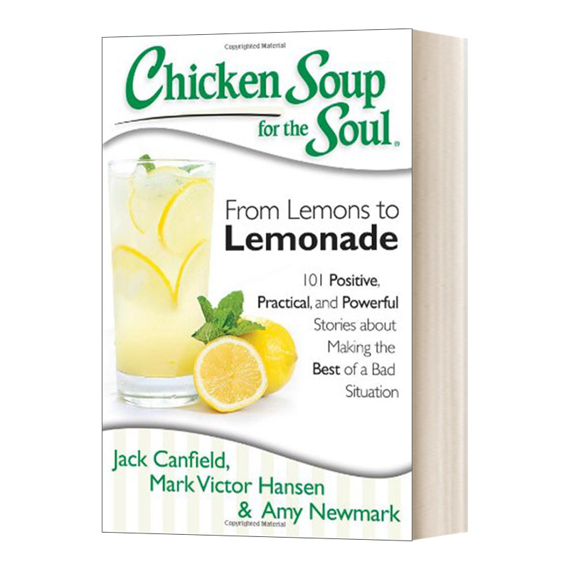 英文原版 Chicken Soup for the Soul From Lemons to Lemonade心灵鸡汤从柠檬到柠檬水英文版进口英语原版书籍-封面