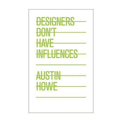 英文原版 Designers Don’t Have Influences 设计师无影响 英文版 进口英语原版书籍