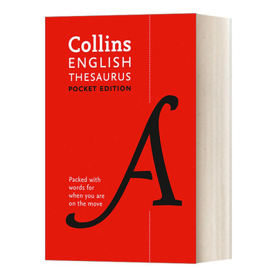 英文原版 Collins Pocket English Thesaurus 柯林斯口袋英语词典 第七版 英文版 进口英语原版书籍