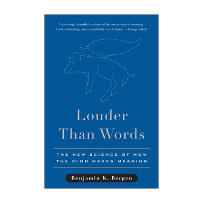 英文原版 Louder Than Words 我们赖以生存的意义 精装  Lakoff推荐 英文版 进口英语原版书籍