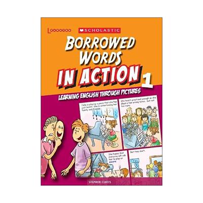 英文原版 Borrowed Words In Action 1 学乐画中画 外来词卷1 英文版 进口英语原版书籍