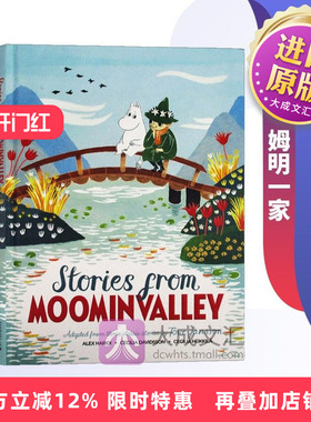 精装 Stories from Moominvalley 英文原版绘本 姆明谷三个经典故事集 姆明一家 英文版进口原版儿童英语故事书 Tove Jansson