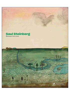 英文原版 Saul Steinberg Between the Lines 索尔·斯坦伯格 字里行间 素描摄影画册作品集精装 英文版 进口英语原版书籍