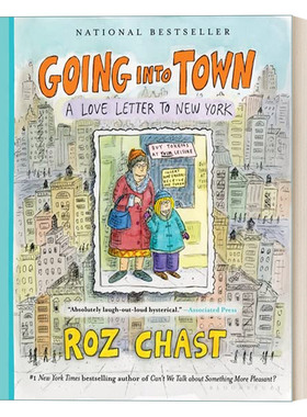 英文原版 Going into Town 去纽约 写给纽约的情书 幽默漫画作家Roz Chast 英文版 进口英语原版书籍
