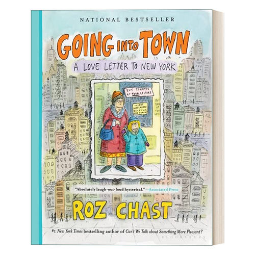 英文原版 Going into Town 去纽约 写给纽约的情书 幽默漫画作家Roz Chast 英文版 进口英语原版书籍