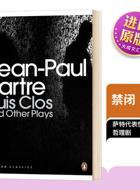 英文原版 Huis Clos and Other Plays 萨特经典戏剧 现代经典 禁闭 恭顺的妓女及魔鬼与上帝 英文版 进口英语原版书籍