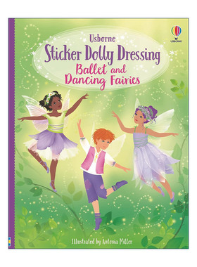 英文原版 Sticker Dolly Dressing Ballet and Dancing Fairies 多莉贴纸 芭蕾舞和舞蹈仙女 英文版 进口英语原版书籍